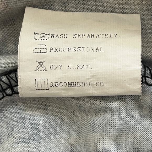 Abstract Brushstroke Print Womens Top Sz L Boho Indie Street Artsy Avant-Garde. - Picture 6 of 6